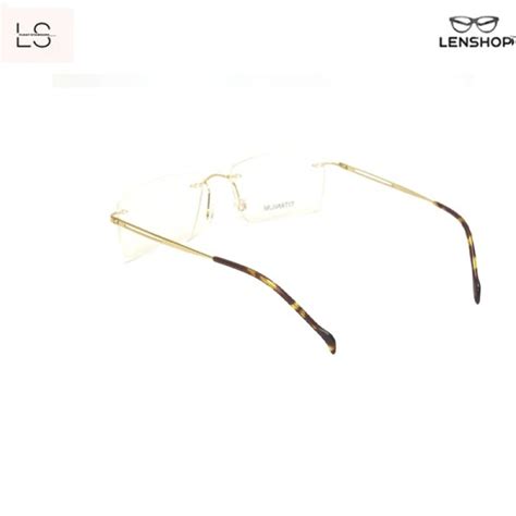LS-FLOAT golden pure titanium rimless - Lenshop provide affordable ...