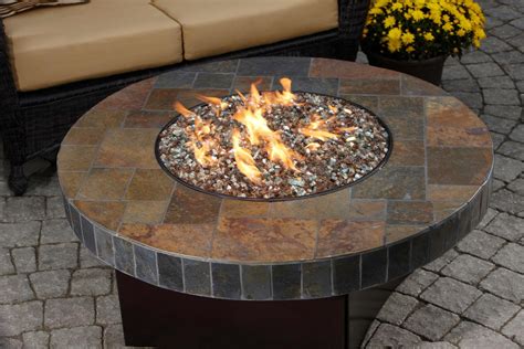 propane fire pits with stone base | Oriflamme Fire Table Santa Fe ...