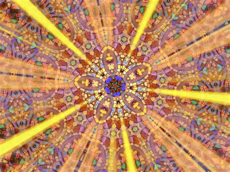 Stained Glass Kaleidoscope Free Stock Photo - Public Domain Pictures