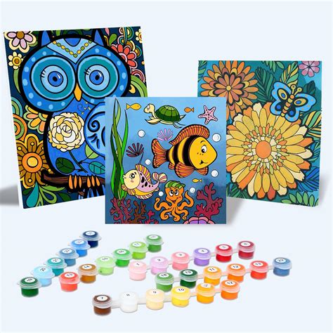 Paint By Numbers For Children Kit Set