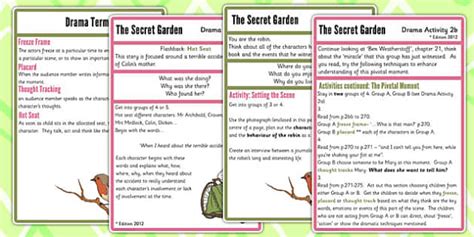 The Secret Garden Drama Activities