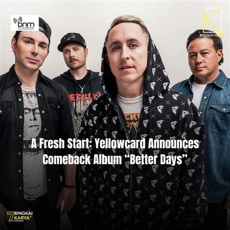 Yellowcard Announces Comeback Album “Better Days”