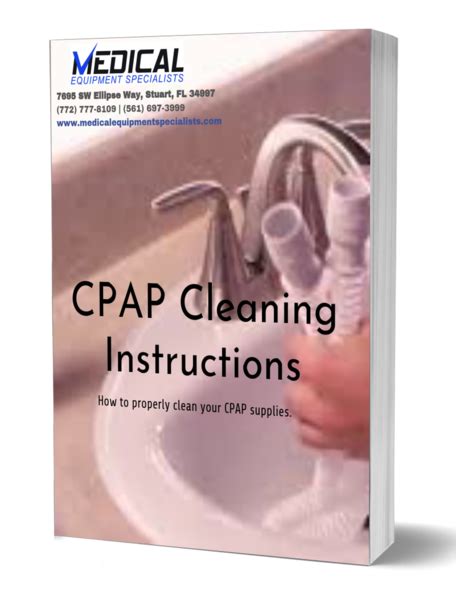 CPAP Cleaning Instructions 的图像结果