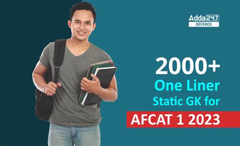 2000+ GK One Liner for AFCAT 1 2023