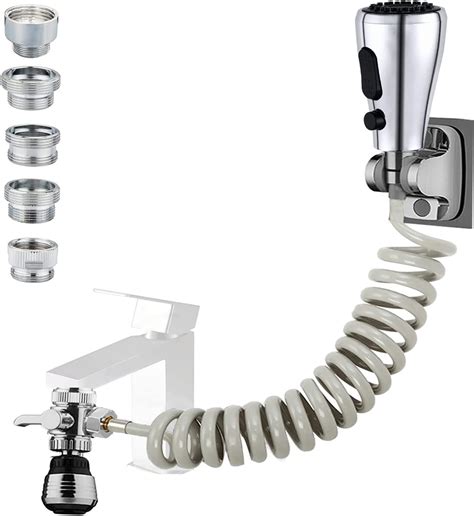 Kitchen Faucet Hose Attachment, Sink Sprayer Attachment with Sprayer ...