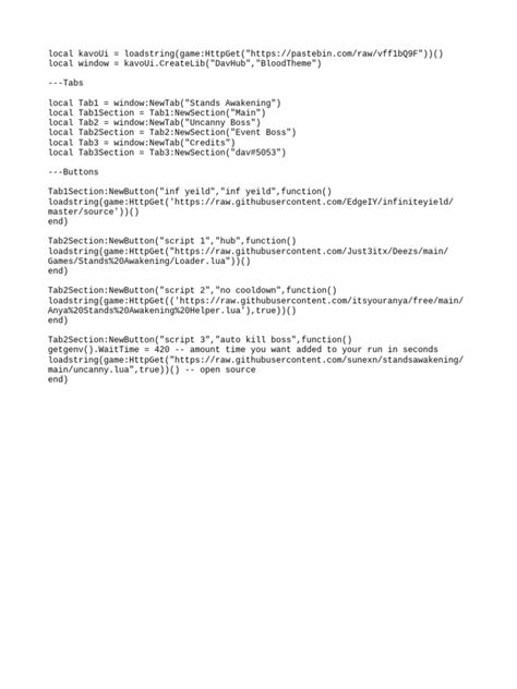 A Bizarre Day Custom Stand Script 的图像结果