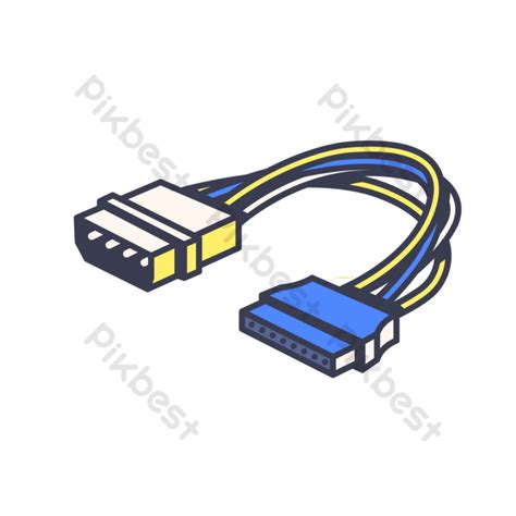 Vector Image of Computer System with Basic Components 的图像结果