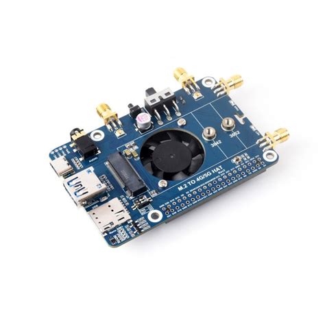 SIM7600G-H M.2 4G HAT for Raspberry Pi, LTE CAT4 High Speed ...