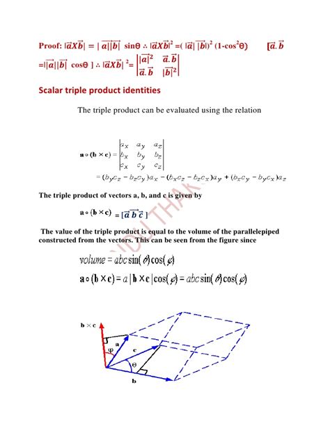 Vector Calculus Identities 的图像结果