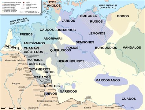 Map of german tribes, 50–100 AD | Historical maps, Map, Belgium travel