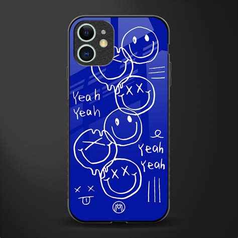 Sassy Smiley Faces Phone Case for IPhone 12 | Glass Case – Mymerchandize