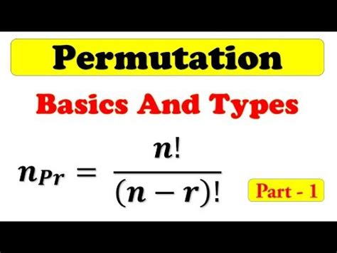 Permutations and Combinations- 1 Video Lecture - Business Mathematics ...