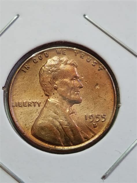 1955 D Lincoln Wheat Cent Penny DDO Poor Mans Double Die - For Sale ...