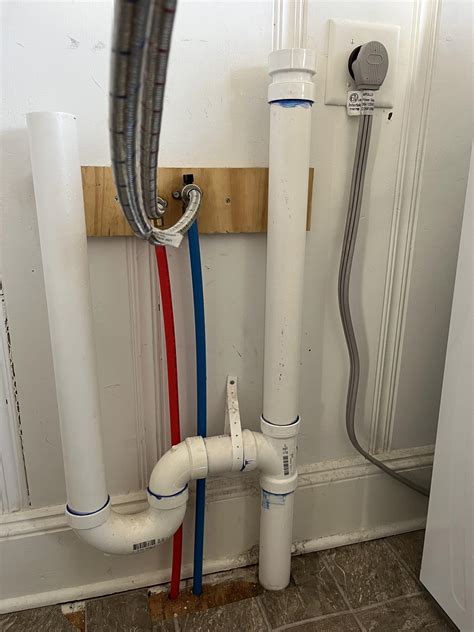 Image result for Connecting Washing Machine Waste Pipe