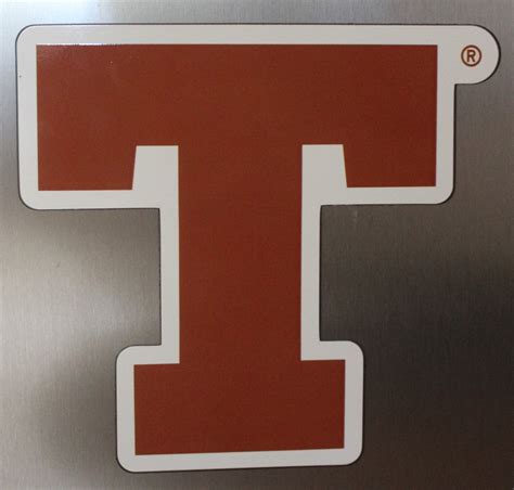 Texas Football Logo University Of Texas Longhorns Team Magnet Football