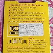 Strontium MicroSD Class 10-8GB Memory Card (Black) - Buy Strontium ...