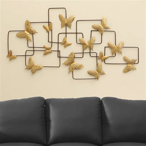 Buy VEDAS Mystical India Linus Metal Butterfly Wall Accent from Vedas ...
