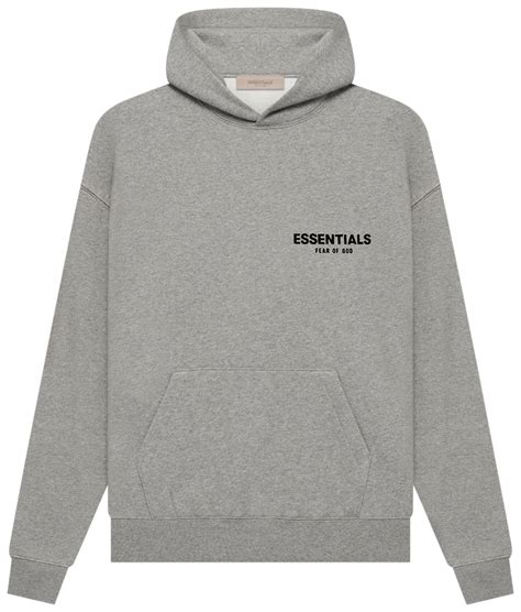 Buy Fear of God Essentials Hoodie 'Dark Oatmeal' - 192BT212113F | GOAT CA