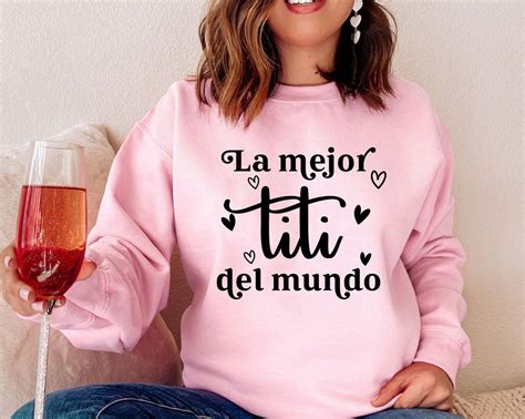 Mejor Titi Del Mundo Spanglish Svg Spanish SVG Best Aunt | Etsy