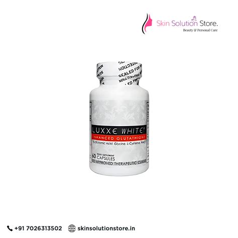 Luxxe White Enhanced Glutathione Skin Whitening Capsules... – Skin Solution Store
