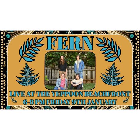 Fern 🌿 Tides and Tunes , Yeppoon Beach Front, 9 January 2026 | AllEvents