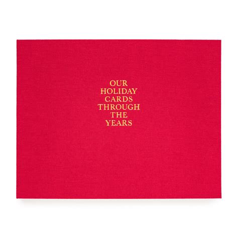 Red Holiday Card Keepsake Book | Sugar Paper