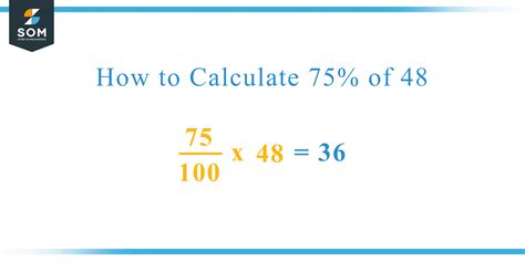 What Is 75 Percent of 48 + Solution with Free Steps