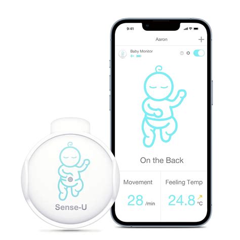 Sense-U Baby Breathing & Rollover Baby Movement Monitor with ...