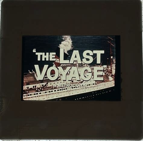 "Original ""The Last Voyage"" Movie 35mm Promotional Slide" | #4773369100