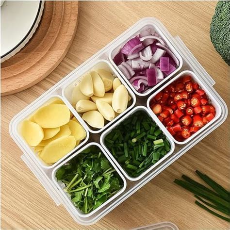 Buy ONEFIRE® Fridge Food Storage Container with Removable Drain Plate ...