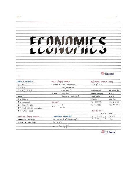 Image result for Engineering Economics Formulas PDF