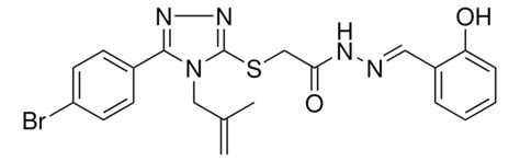 2-{[5-(4-BROMOPHENYL)-4-(2-METHYL-2-PROPENYL)-4H-1,2,4-TRIAZOL-3-YL ...