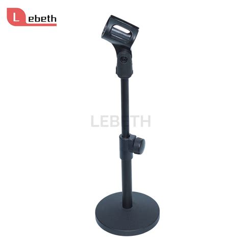 "Factory Desktop Hand Lift Microphone Stand - Portable Microphone Stand OEM"
