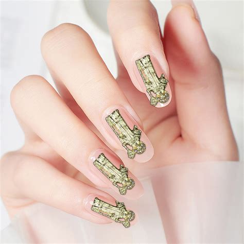 3D Nail Diamonds Art Charms Nail Gold Charms For Acrylic Nails ...