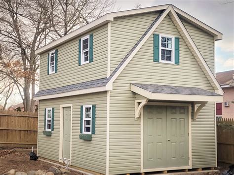 14x20 Legacy 2-Story Workshop Shed in Farmingdale, NY | Sheds Unlimited