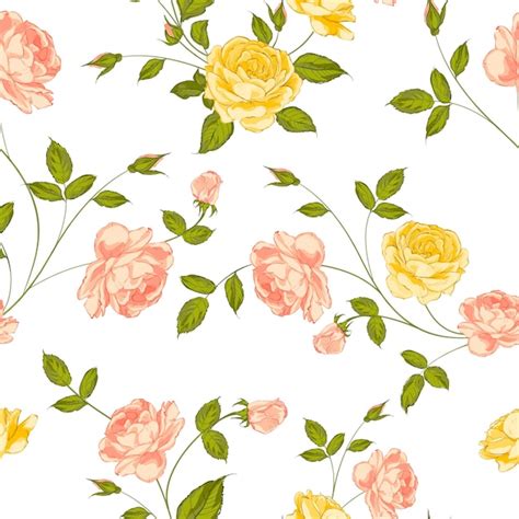 Floral seamless pattern. | Free Vector