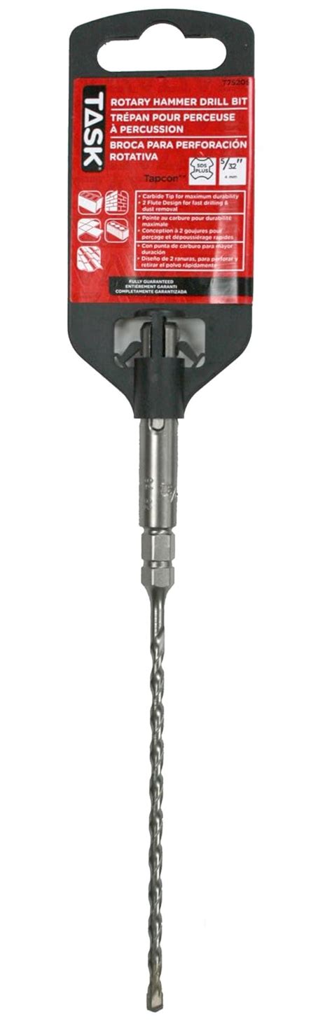 SDS-Plus Rotary Hammer Drill Bit for Tapcon Hex Anchors – 5/32" x 7" (4 ...
