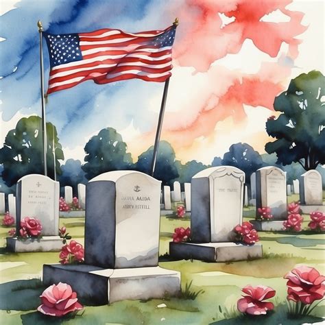 Memorial Day Illustration Art Print Free Stock Photo - Public Domain ...