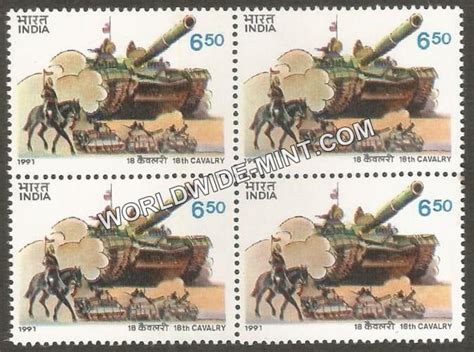 1991 18 Cavalry Regiment Block of 4 MNH – Worldwidemint