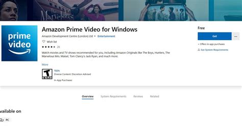 Prime Video Computer App 的图像结果