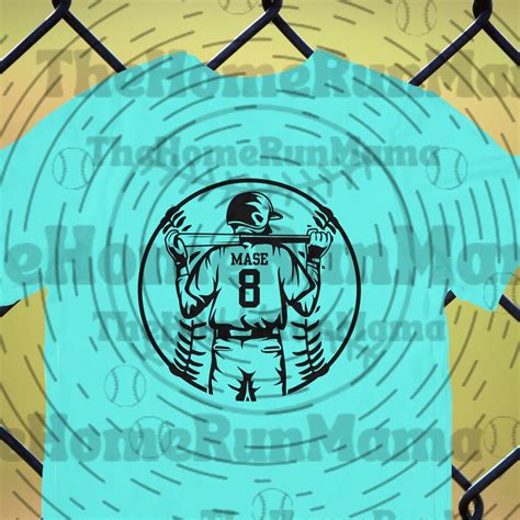 Custom Player Silhouette Design Personalized Baseball Batter PNG Custom ...
