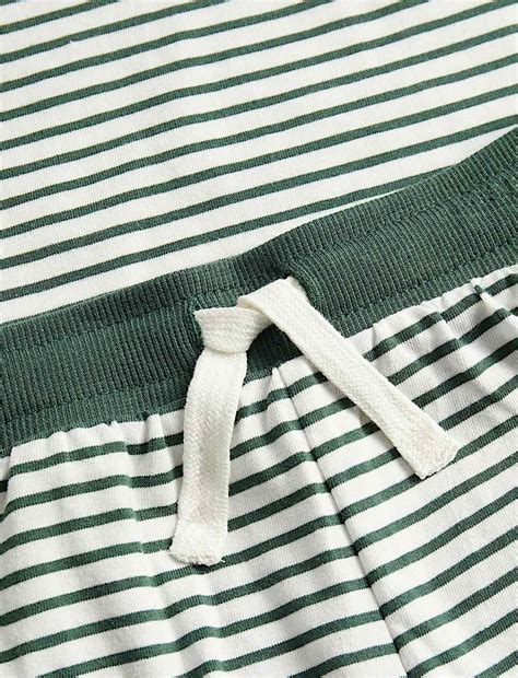 Buy Striped Badge Short Pyjamas (1-8 Yrs) at Marks & Spencer