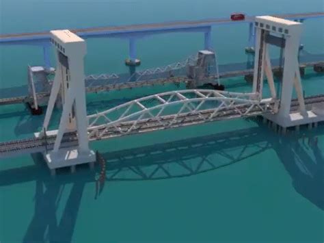 Asia's first vertical lift railway sea-bridge to be inaugurated today