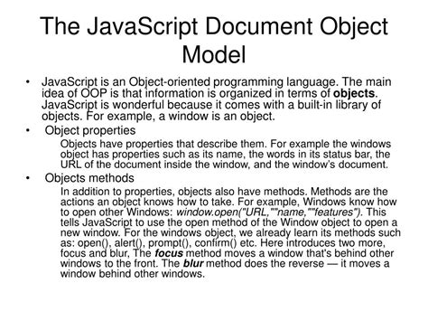 Image result for Word Object Model JavaScript