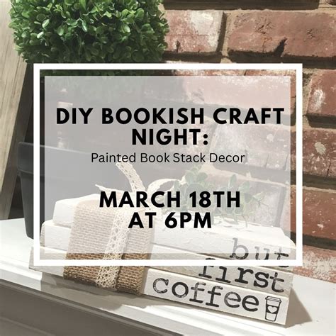 📚 Bookish Craft Night – March Edition! 📚, 127 W Rodney French Blvd, New ...