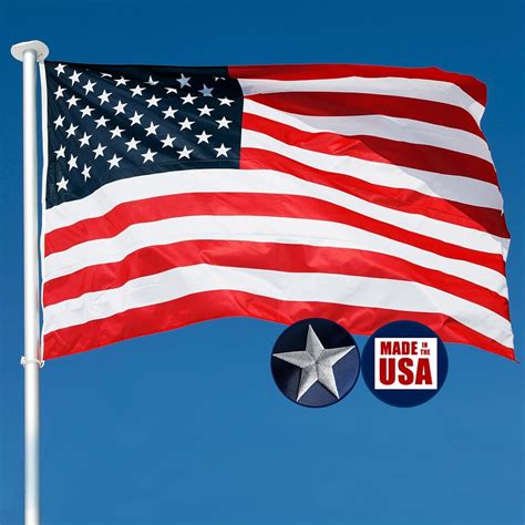 Amazon.com : American Flag 2x3 for Outdoor, Made In USA Durable US ...