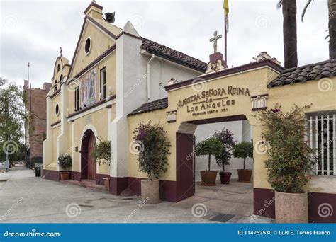 La Placita Olvera in Los Angeles Editorial Image - Image of famous ...