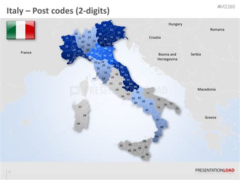 Image result for It 2-Digit Postcode Map