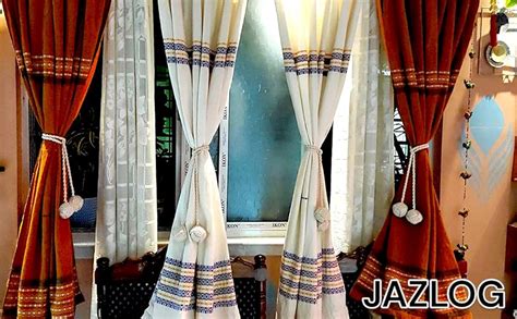 Buy JAZLOG Macrame Cotton DIY Window Modern Parda Pull Backs Tie Back ...