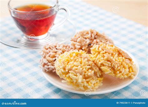 Rice cracker stock image. Image of grain, cookie, cake - 79023611